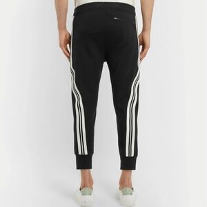 Neil Barrett Super Skinny Fit Tapered Cropped Striped Stretch-Jersey Sweatpant L